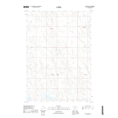 2017 Map of No Heart Creek, 2017 Print