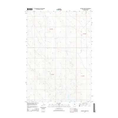 2015 Map of No Heart Creek NE, 2015 Print