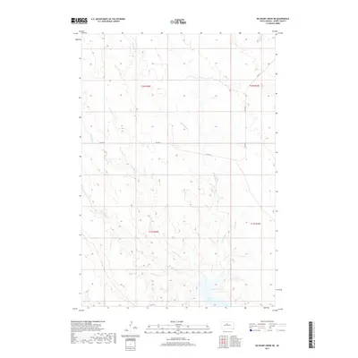 2017 Map of No Heart Creek NE, 2017 Print