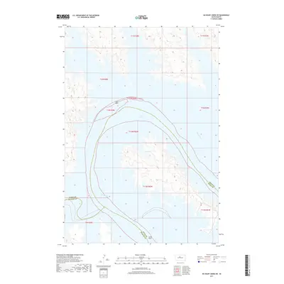 2017 Map of No Heart Creek SW, 2017 Print