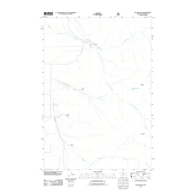 2011 Map of No Man Peak, 2011 Print