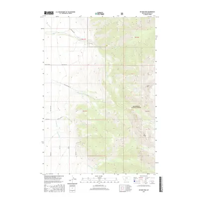 2017 Map of No Man Peak, 2017 Print
