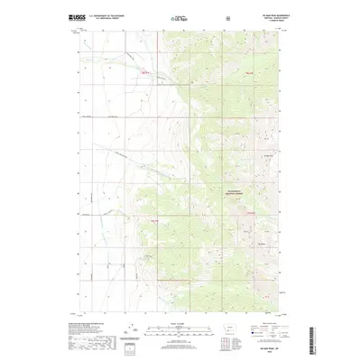 2020 Map of No Man Peak, 2020 Print