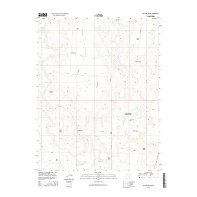 2014 Map of No-Mans Island, 2014 Print