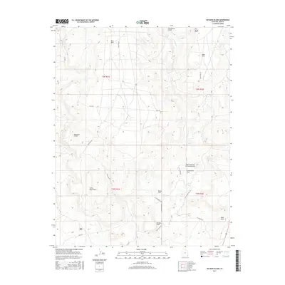 2017 Map of No-Mans Island, 2017 Print