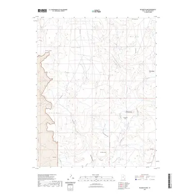 2023 Map of No-Mans Island, 2023 Print
