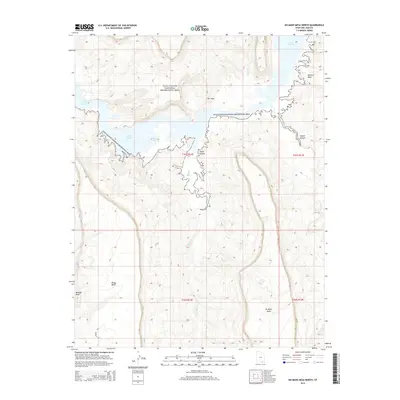 2014 Map of No Mans Mesa North, 2014 Print