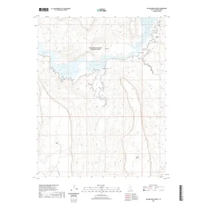 2020 Map of No Mans Mesa North, 2020 Print