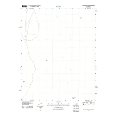 2011 Map of No Mans Mesa South, 2011 Print