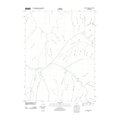 2010 Map of No Name Ridge, 2010 Print