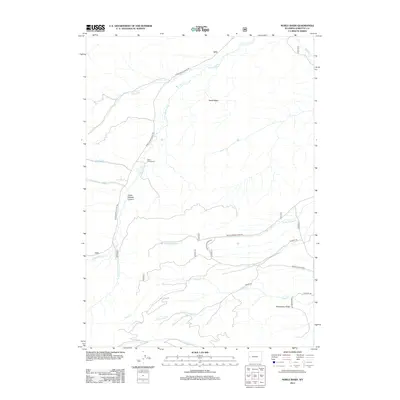 2012 Map of Noble Basin, 2012 Print