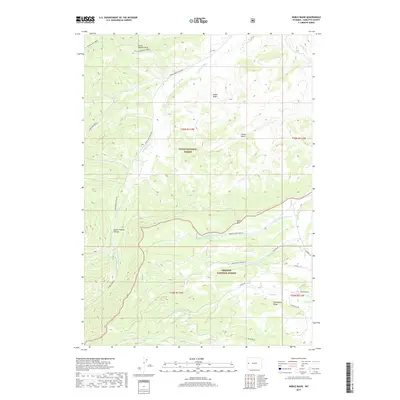 2017 Map of Noble Basin, 2017 Print