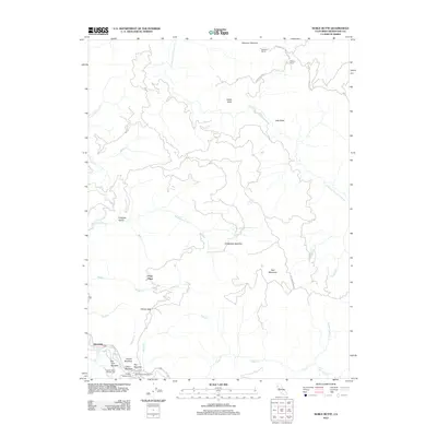 2012 Map of Noble Butte, 2012 Print