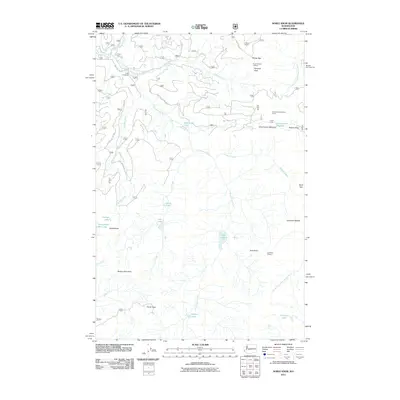 2011 Map of Noble Knob, 2011 Print