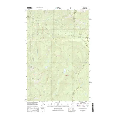 2017 Map of Noble Knob, 2017 Print