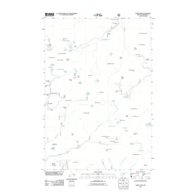 2011 Map of Noble Peak, 2011 Print