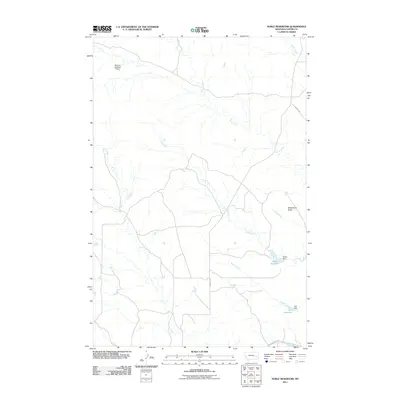 2011 Map of Noble Reservoir, 2011 Print