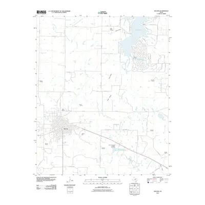 2010 Map of Nocona, 2010 Print
