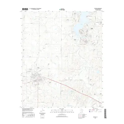 2016 Map of Nocona, 2016 Print