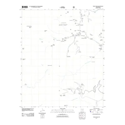 2011 Map of Nogal Peak, 2011 Print