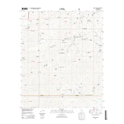 2013 Map of Nogal Peak, 2013 Print