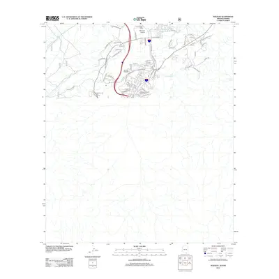 2012 Map of Nogales, 2012 Print