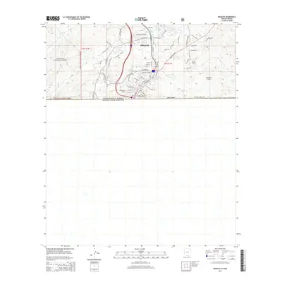 2014 Map of Nogales, 2014 Print