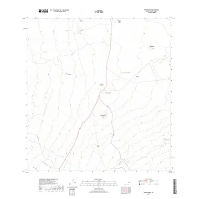 2017 Map of Nohonaohae, 2017 Print