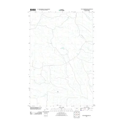 2011 Map of Nolan Reservoir, 2011 Print