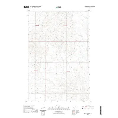2020 Map of Nolan Reservoir, 2020 Print