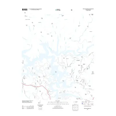 2013 Map of Noland Creek, 2013 Print