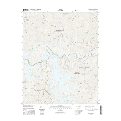 2016 Map of Noland Creek, 2016 Print