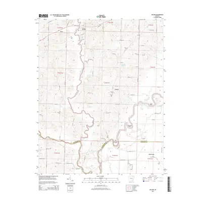 2014 Map of Noland, 2014 Print