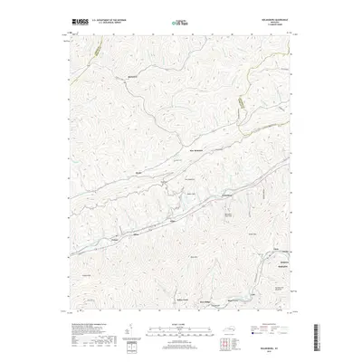 2019 Map of Nolansburg, 2019 Print