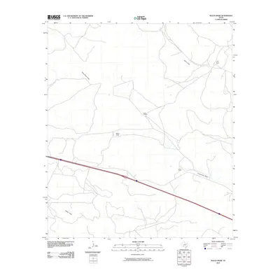 2010 Map of Nolen Draw, 2010 Print