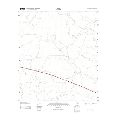 2012 Map of Nolen Draw, 2012 Print