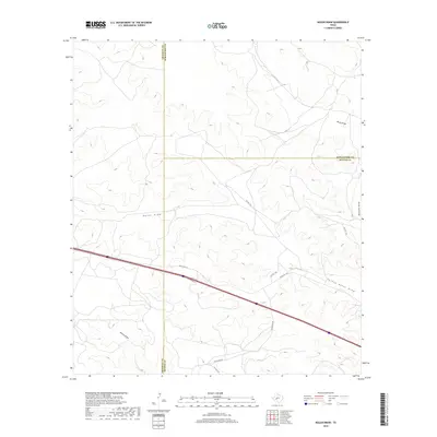 2019 Map of Nolen Draw, 2019 Print