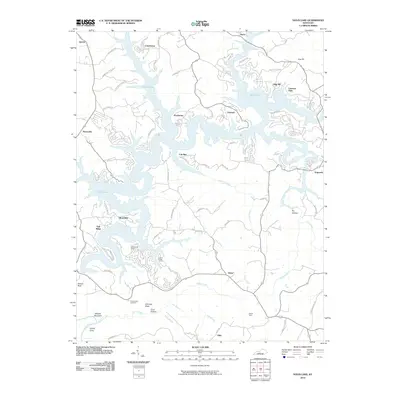 2010 Map of Nolin Lake, 2010 Print