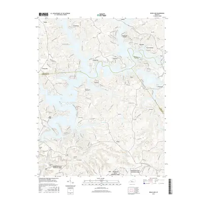 2016 Map of Nolin Lake, 2016 Print