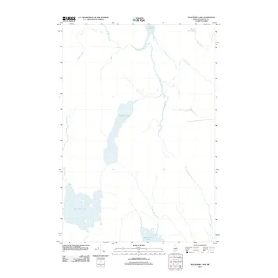 2011 Map of Nollesemic Lake, 2011 Print