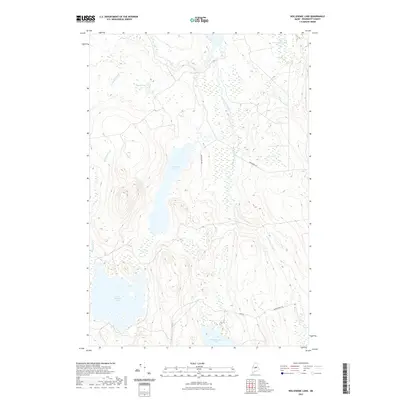 2021 Map of Nollesemic Lake, 2021 Print