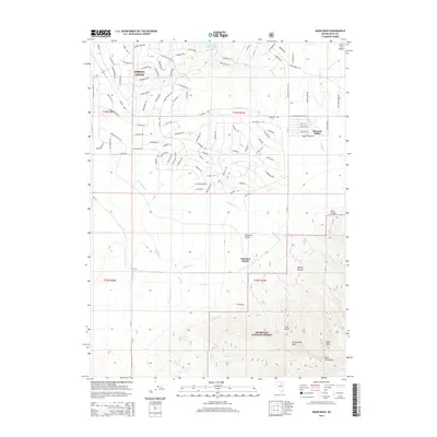 2014 Map of Noon Rock, 2014 Print