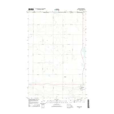 2014 Map of Noonan, 2014 Print