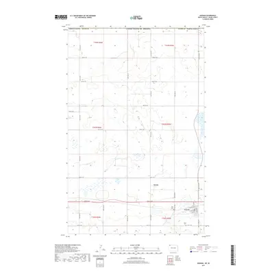 2017 Map of Noonan, 2017 Print