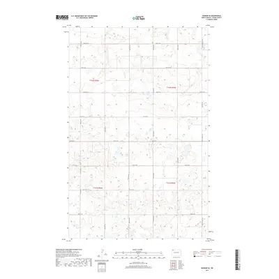 2017 Map of Noonan SE, 2017 Print