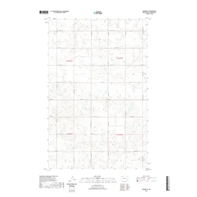 2020 Map of Noonan SE, 2020 Print