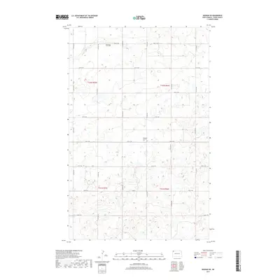 2017 Map of Noonan SW, 2017 Print