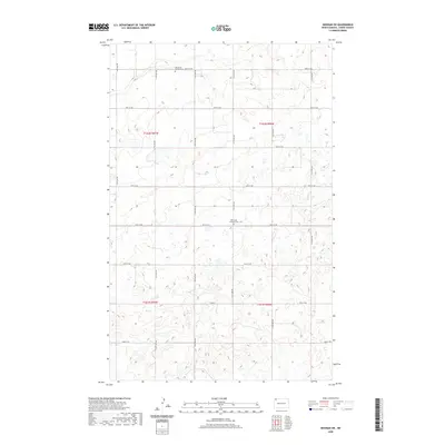 2020 Map of Noonan SW, 2020 Print