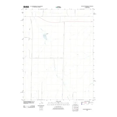2010 Map of Noonen Reservoir, 2010 Print