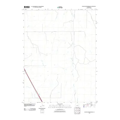 2010 Map of Noonen Reservoir SW, 2010 Print